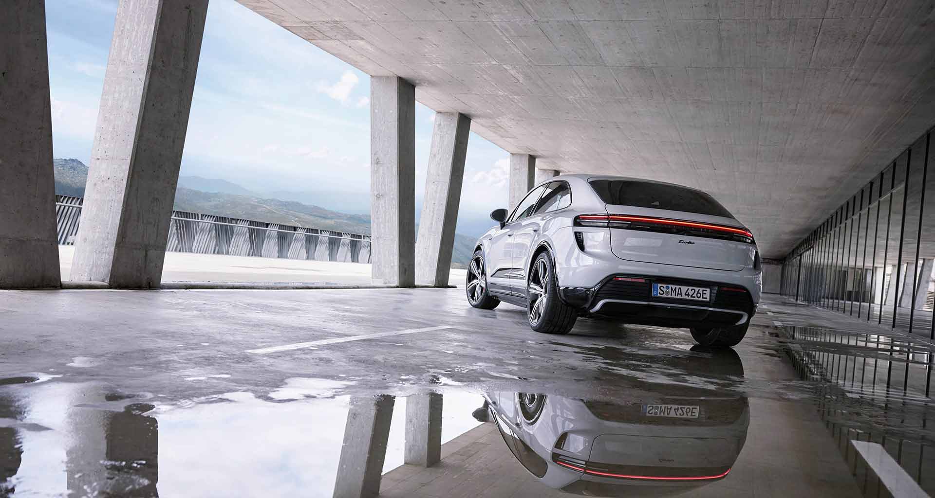 Der neue elektrische Porsche Macan SUV Elektrofahrzeug vollelektrisch Modelljahr 2024